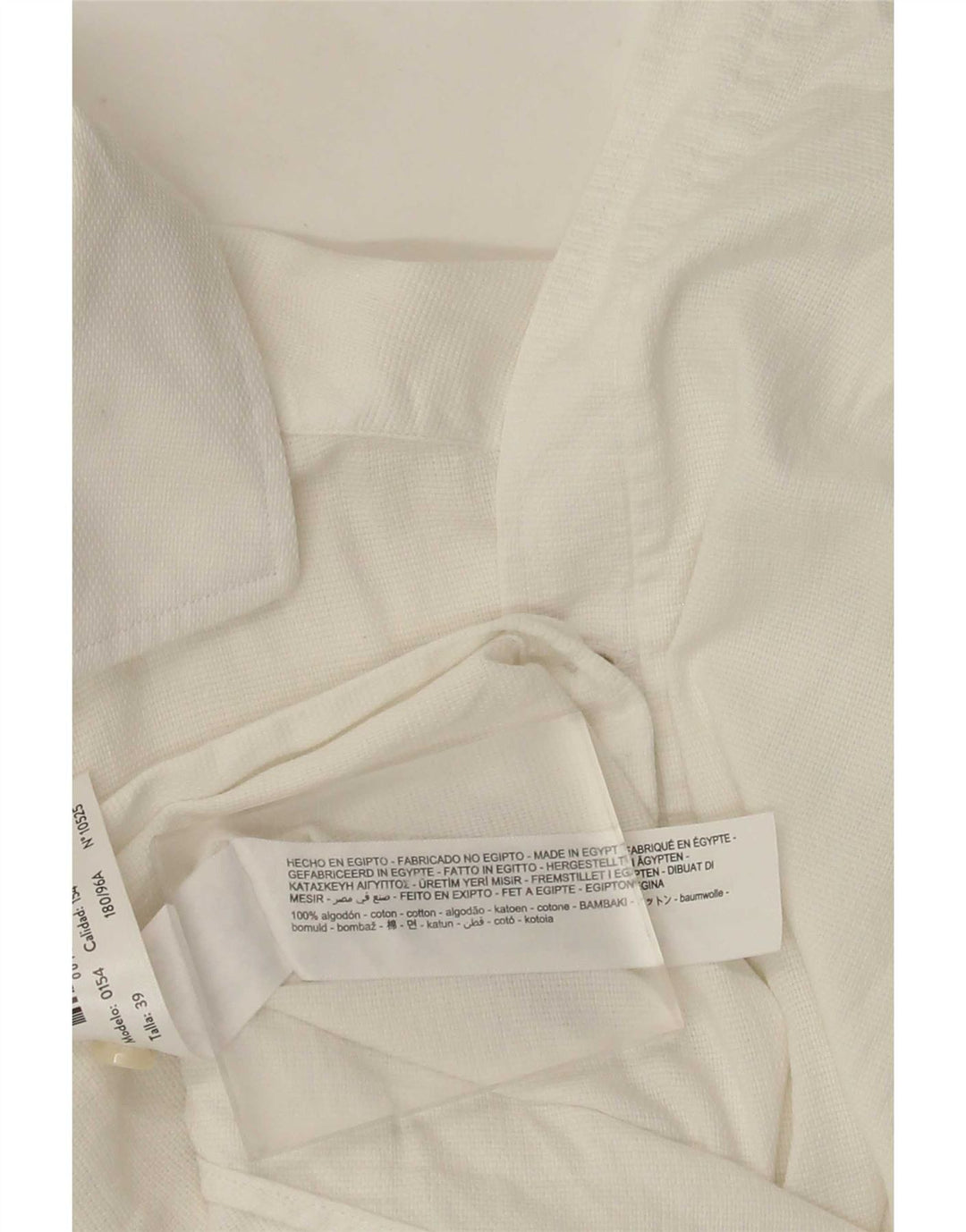 Camasa Massimo Dutti barbati marimea 39 bumbac alb mediu