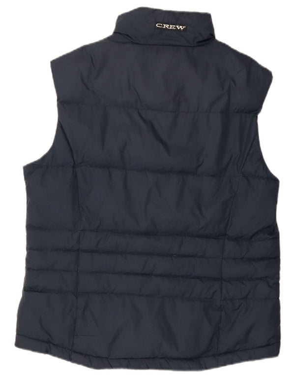 Crew Clothing Gilet căptușit pentru femei UK 12 Medium Navy Blue Marine