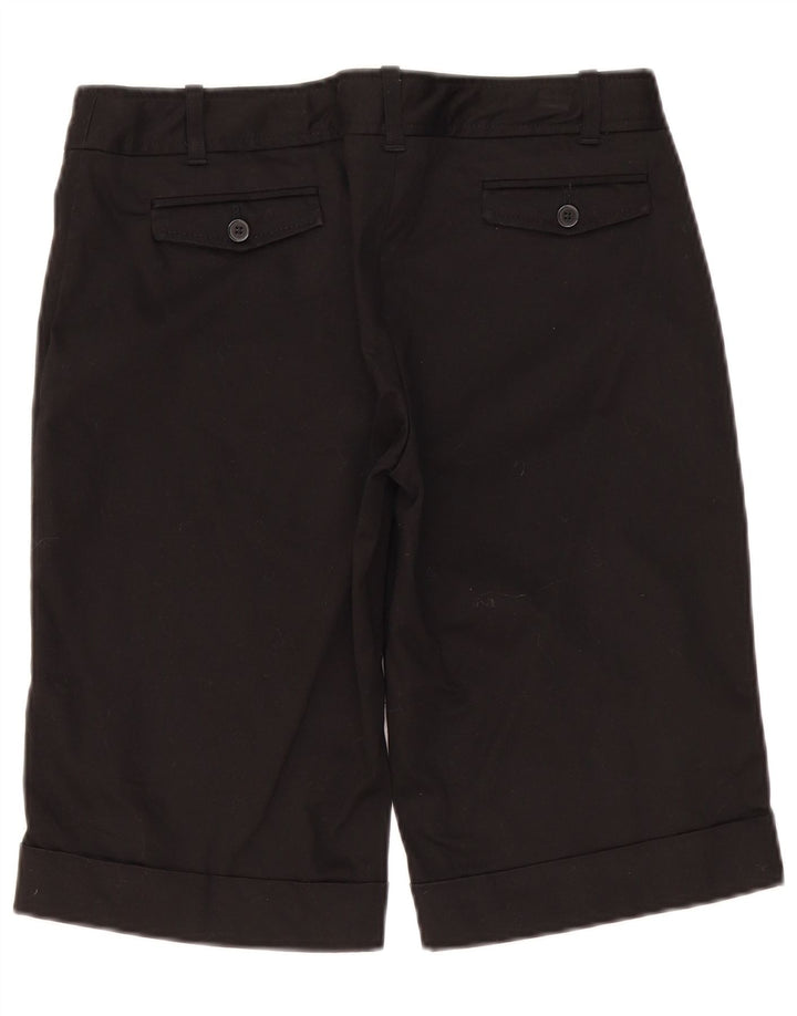 Pantaloni scurți casual Oasis pentru femei UK 12 Medium W34 Bumbac negru