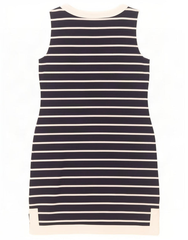 Rochie tricou fără mâneci pentru femei Nautica UK 6 XS Bumbac cu dungi bleumarin