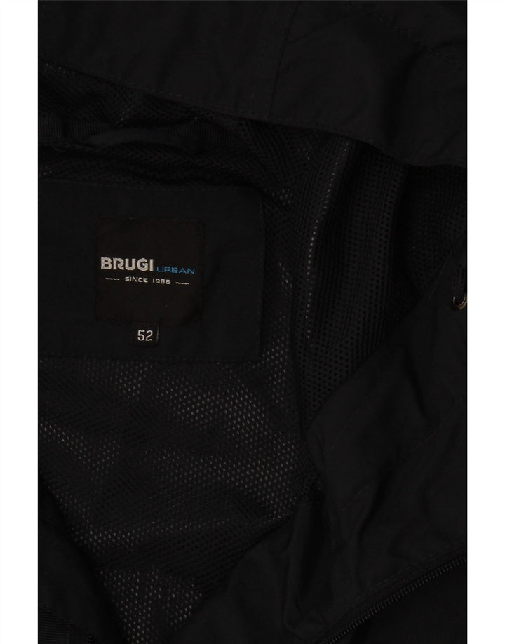 Jachetă de vânt cu glugă pentru bărbați Brugi IT 52 XL bleumarin