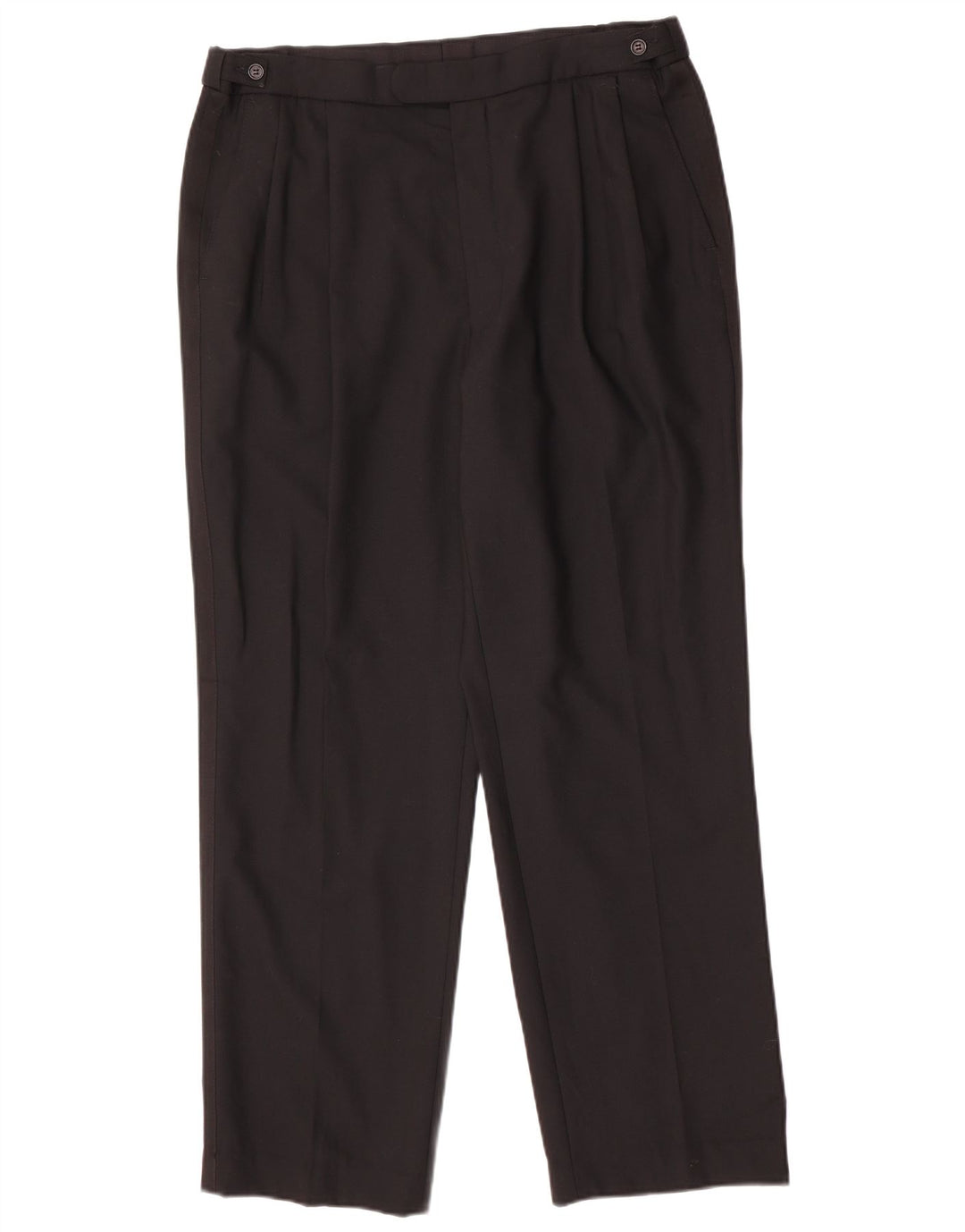 Pantaloni de costum pentru bărbați Marks & Spencer L36 L31 Lână neagră