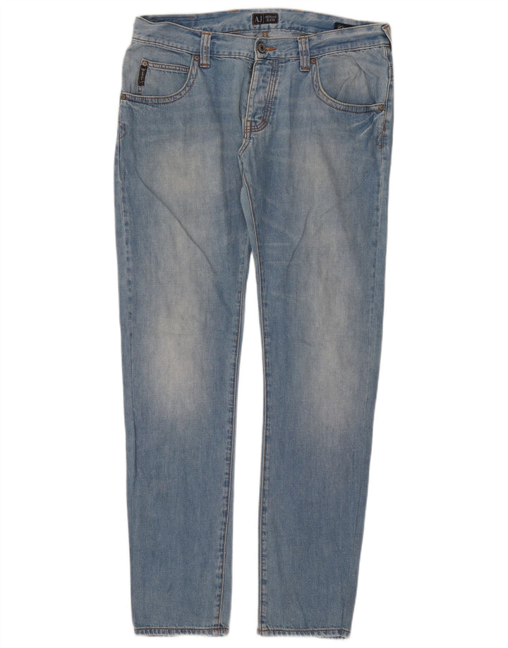 Blugi slim pentru femei Armani W34 L33 Bumbac albastru