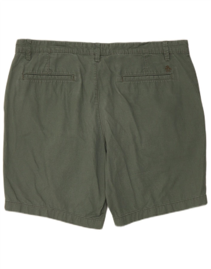 Pantaloni scurți chino pentru bărbați Penguin W36, bumbac verde mare