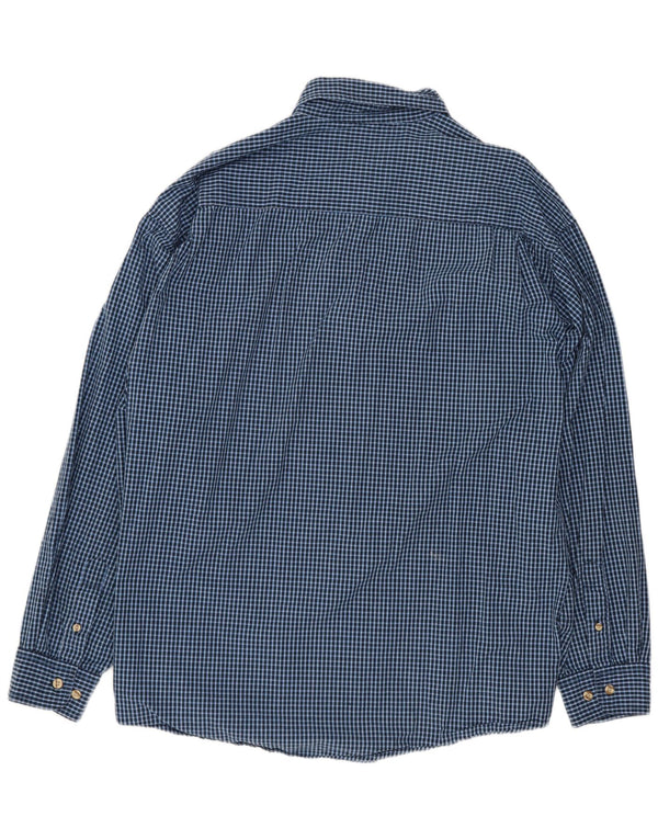 Cămașă pentru bărbați Wrangler XL Blue Gingham Bumbac