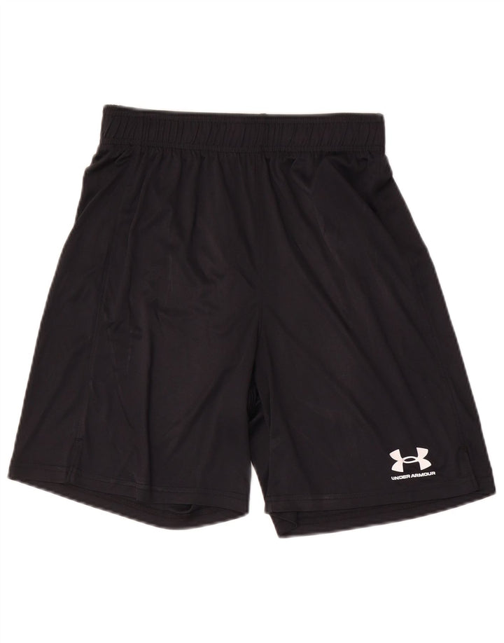 Pantaloni scurți sport Under Armour pentru bărbați, poliester mediu negru