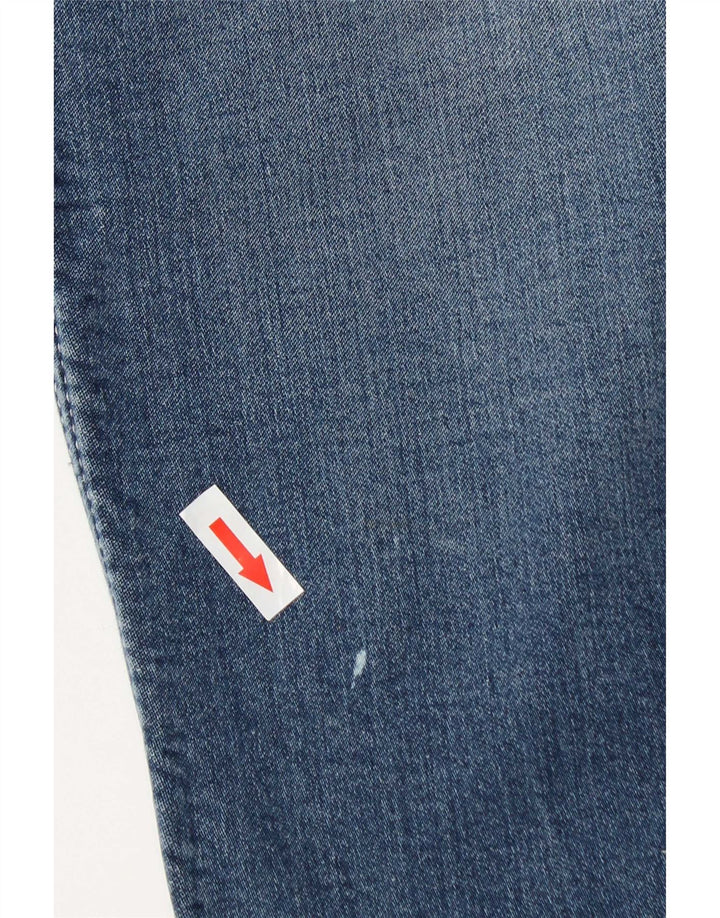 Blugi slim pentru bărbați Armani Distressed W34 L34 Bumbac albastru