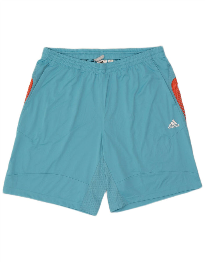 Pantaloni scurți Adidas Climacool Sport XL, albastru, poliester color bloc