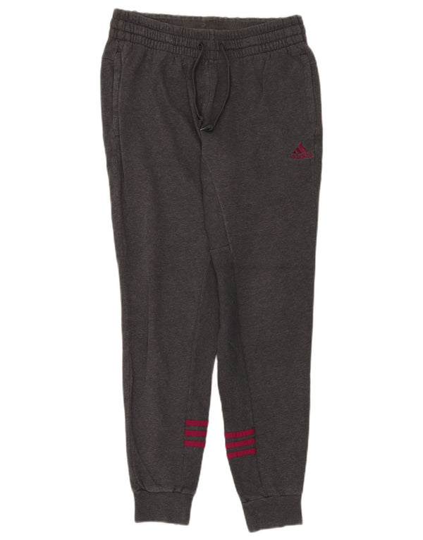 Pantaloni de trening Adidas pentru femei Joggeri UK 8/10 Bumbac gri mic
