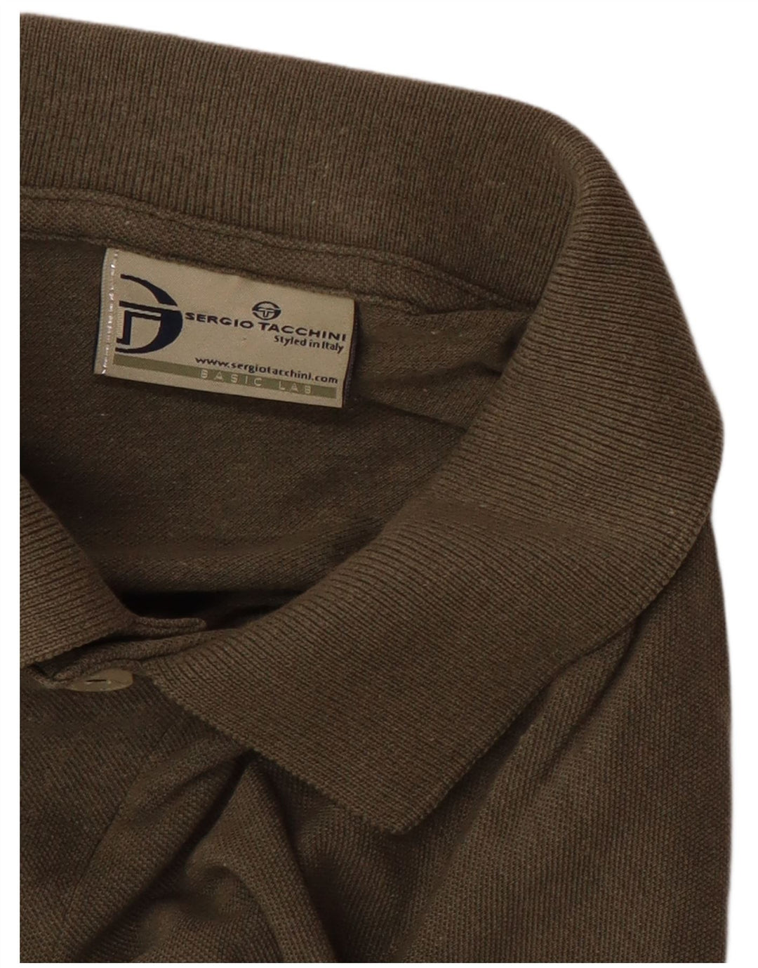 Tricou polo Sergio Tacchini pentru bărbați, kaki mare