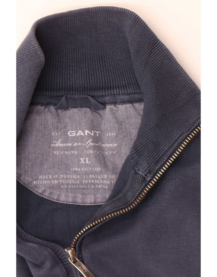 Pulover cardigan pentru bărbați Gant, XL, bleumarin, bumbac