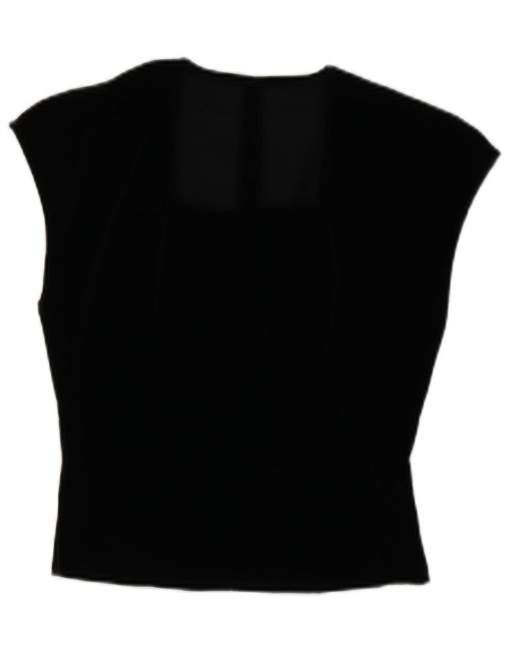 Bluză Vintage pentru femei Vest IT 44 Medium Black