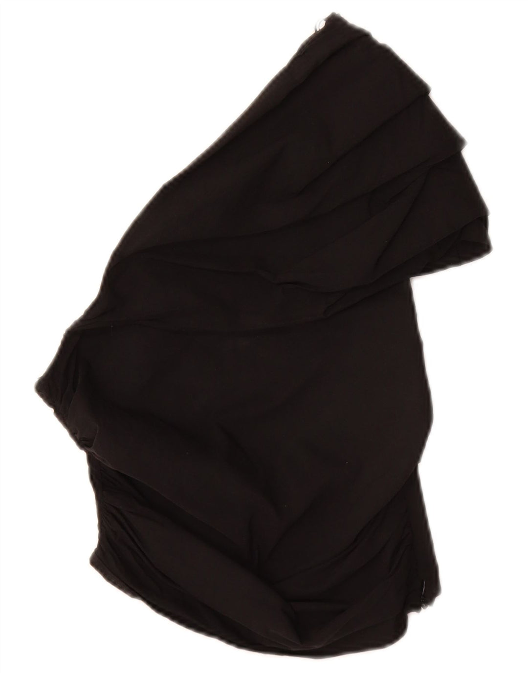 Top Crop pentru un umăr pentru femei Zara UK 12 Medium Negru