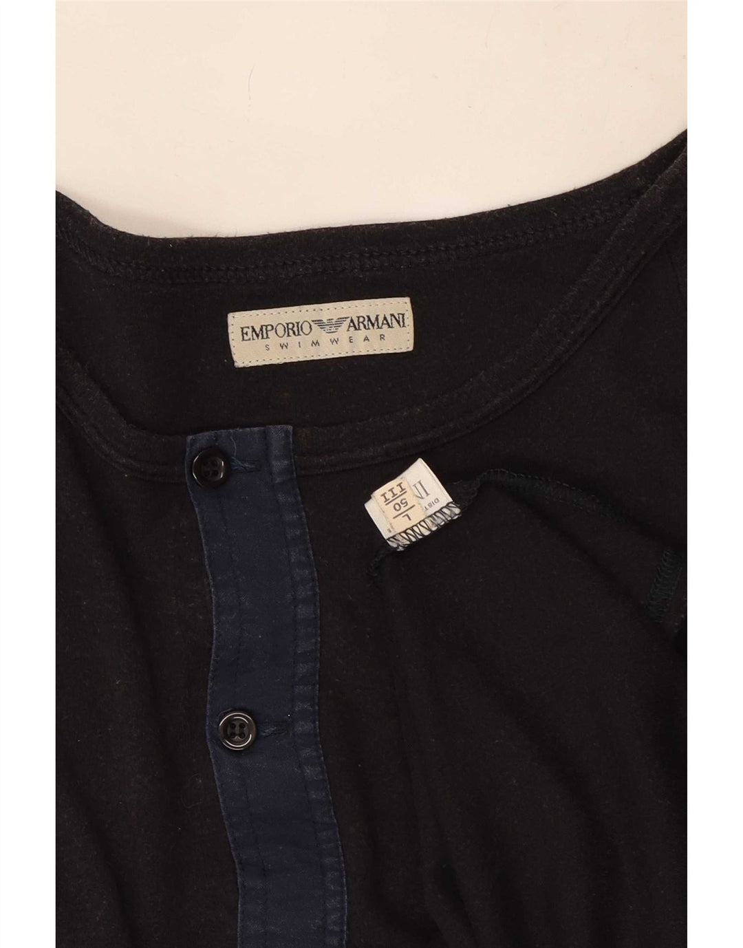 Armani Exchange Top grafic pentru bărbați cu mânecă lungă, mare, gri bumbac