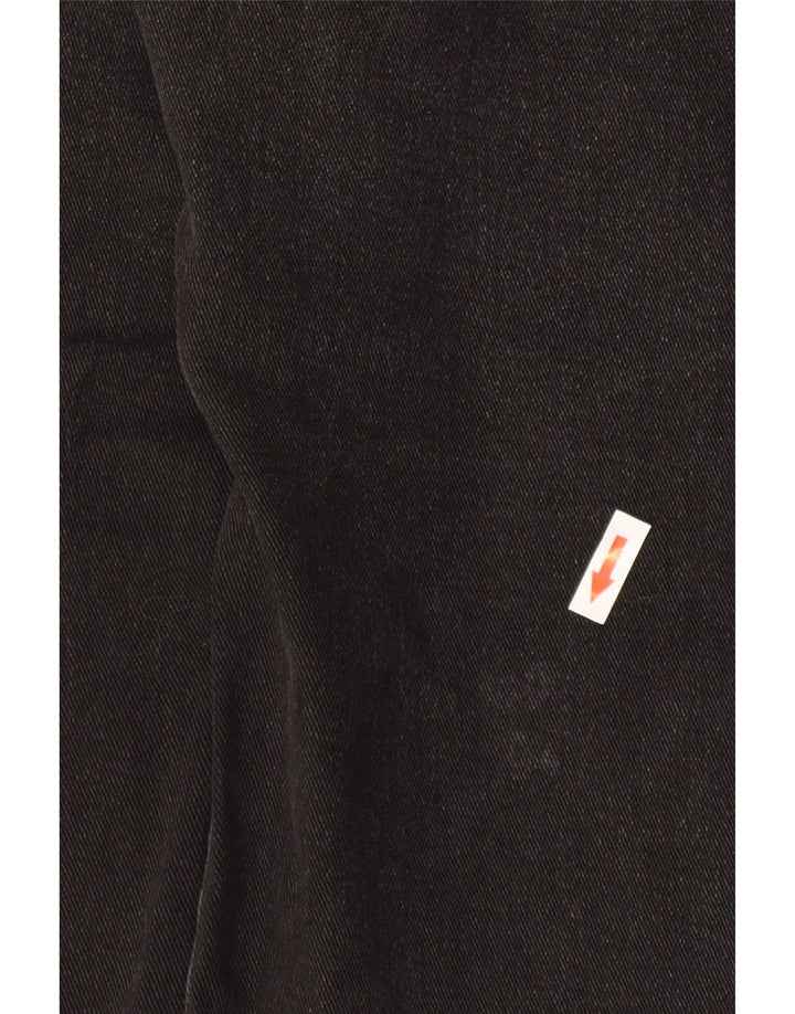 Blugi drepti pentru bărbați Wrangler W38 L27 bumbac negru