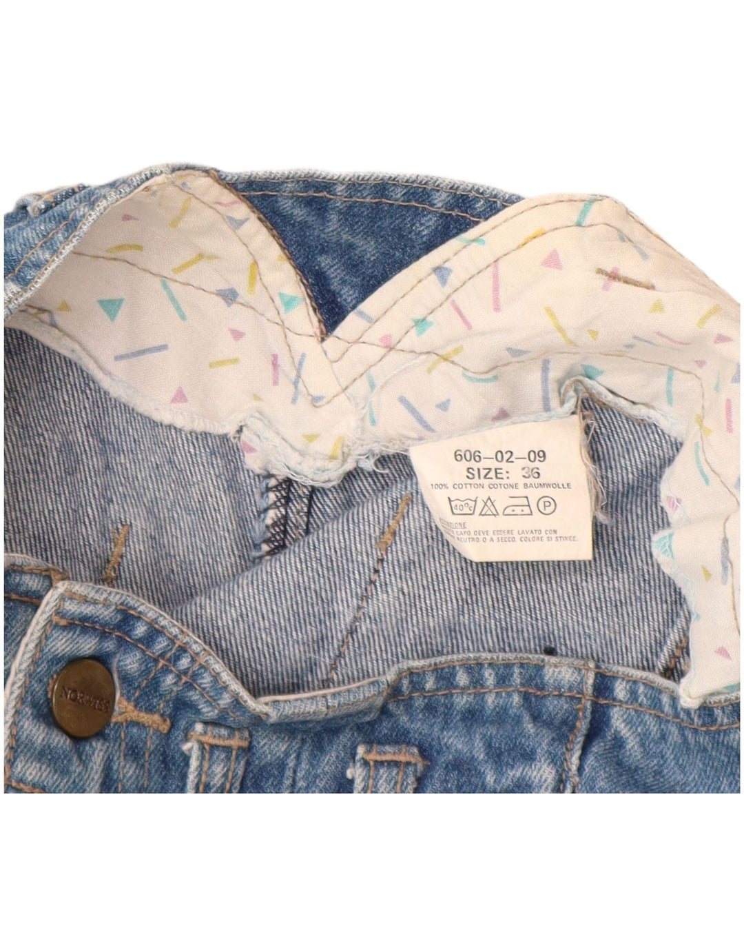 Blugi de damă VINTAGE cu talie înaltă EU 36 Mici W26 L29 Bumbac albastru