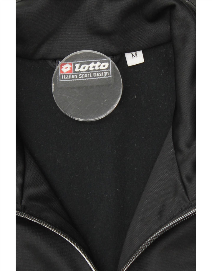 Jachetă de trening pentru femei Lotto UK 14 Poliester negru mediu