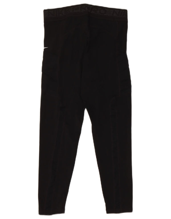Leggings crop pentru femei Nike UK 12 Poliester mediu negru