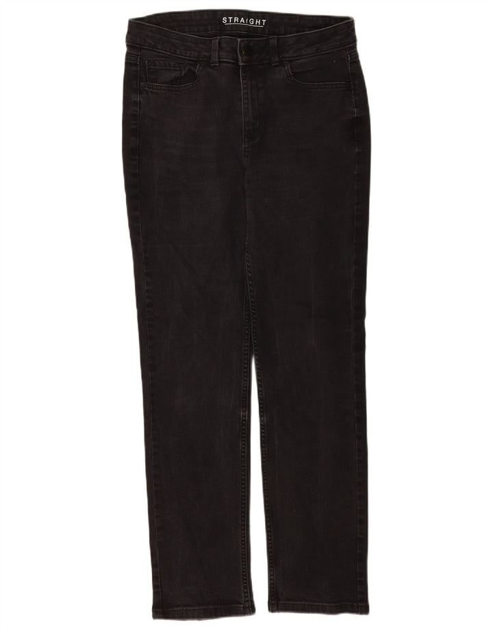 Blugi drepti pentru femei Marks & Spencer UK 12 Medium W32 L30 Bumbac negru