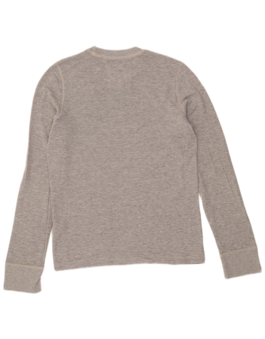 Hollister Top pentru bărbați cu mânecă lungă, bumbac, gri mic