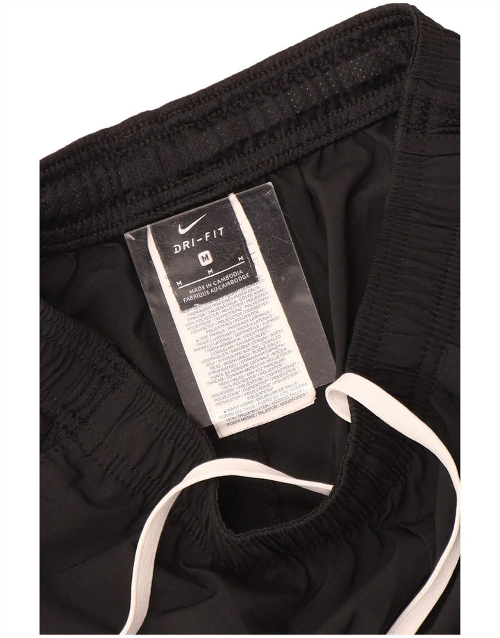Pantaloni scurți sport Nike Dri Fit pentru bărbați, poliester mediu negru