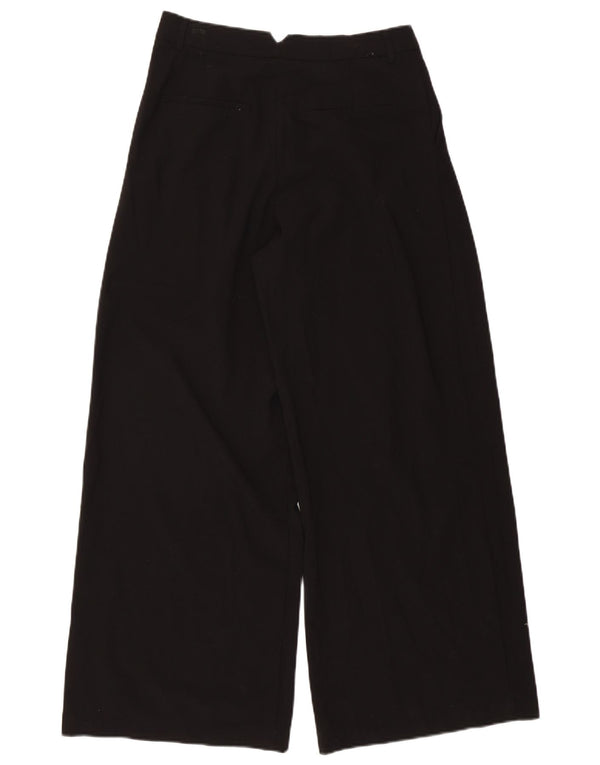 Pantaloni casual pentru femei cu talie înaltă Zara Mediu L28 L29 Negri