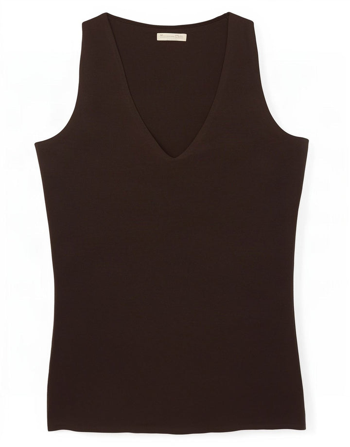 Massimo Dutti Femei Vest Vest Top UK 8 Mic Maro