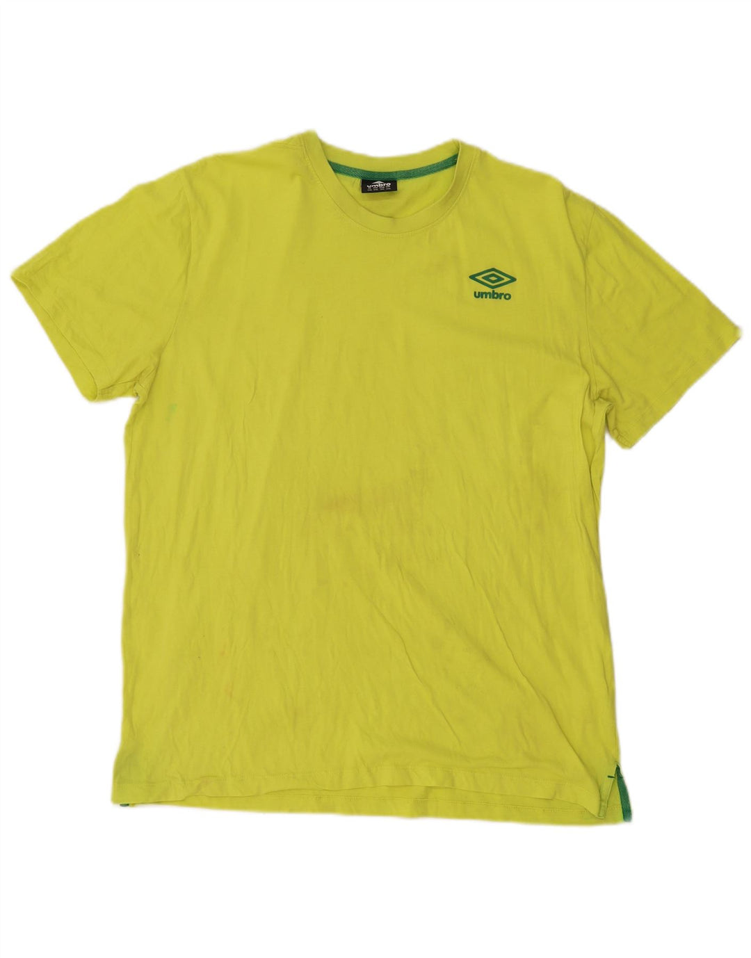 Umbro Tricou Bărbați Top 2XL Bumbac Galben