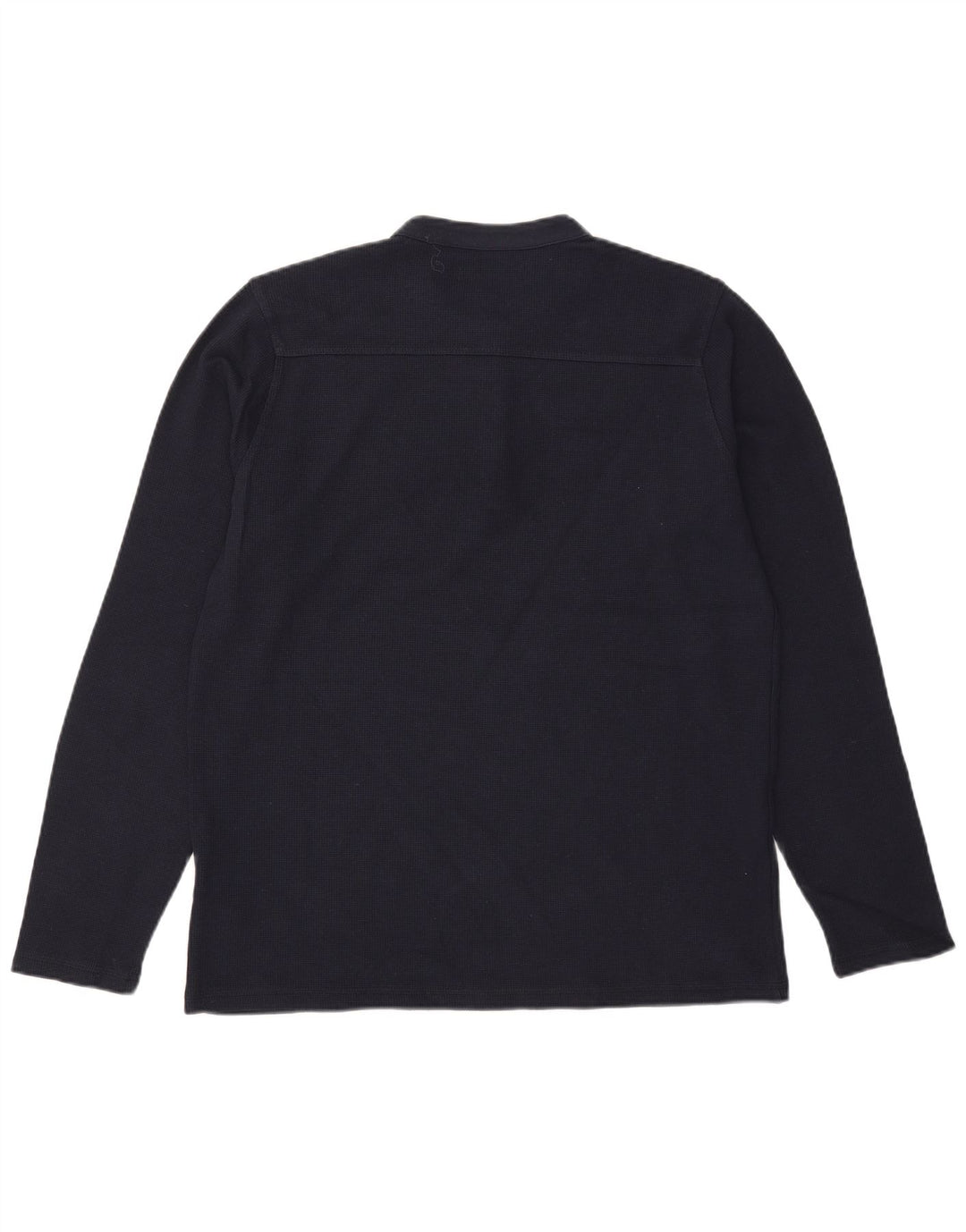 All Saints Top pentru bărbați cu mânecă lungă, mic, bleumarin, bumbac