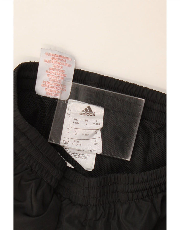 Adidas Băieți Pantaloni Trening Pantaloni Joggeri 9-10 Ani Poliester Negru