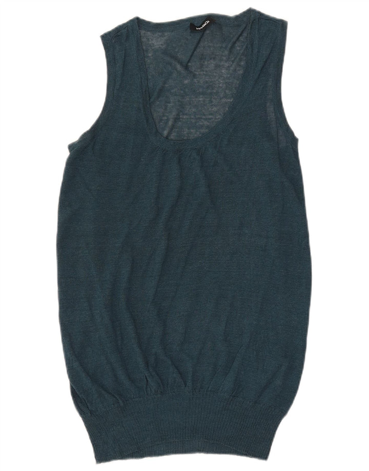 Max & Co. Femei Vest Tank Top UK 14 Large Green