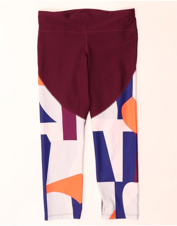 Leggings grafic Under Armour pentru femei Heat Gear UK 14, mari, multicolore