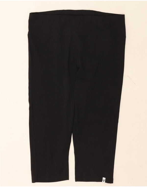 Leggings Capri pentru femei Marks & Spencer UK 16 Poliester negru mare