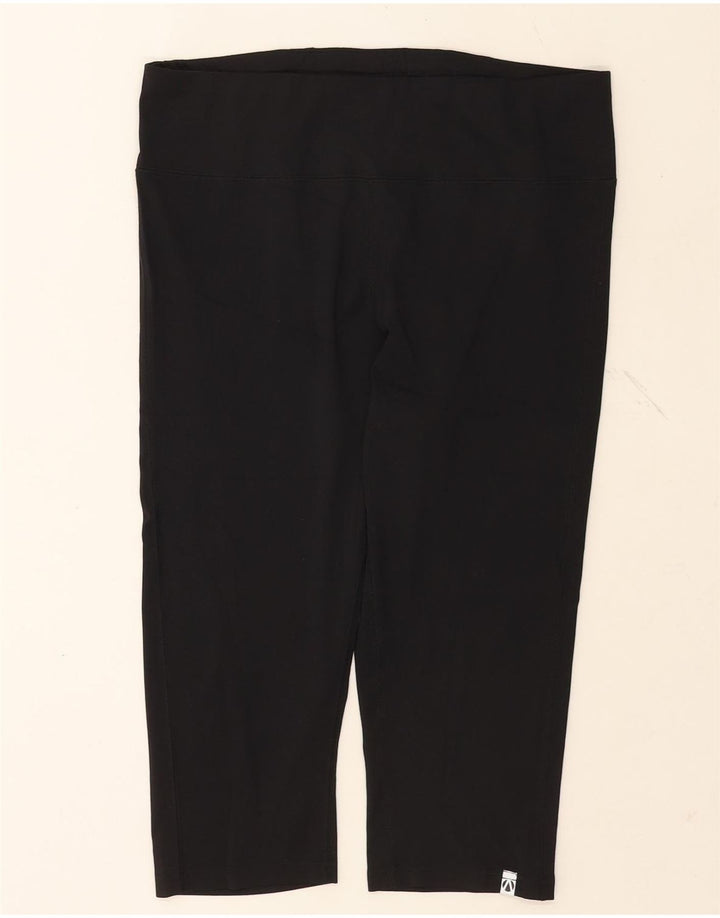 Leggings Capri pentru femei Marks & Spencer UK 16 Poliester negru mare