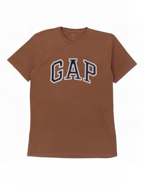 Tricou grafic pentru bărbați Gap Top Maro Mediu