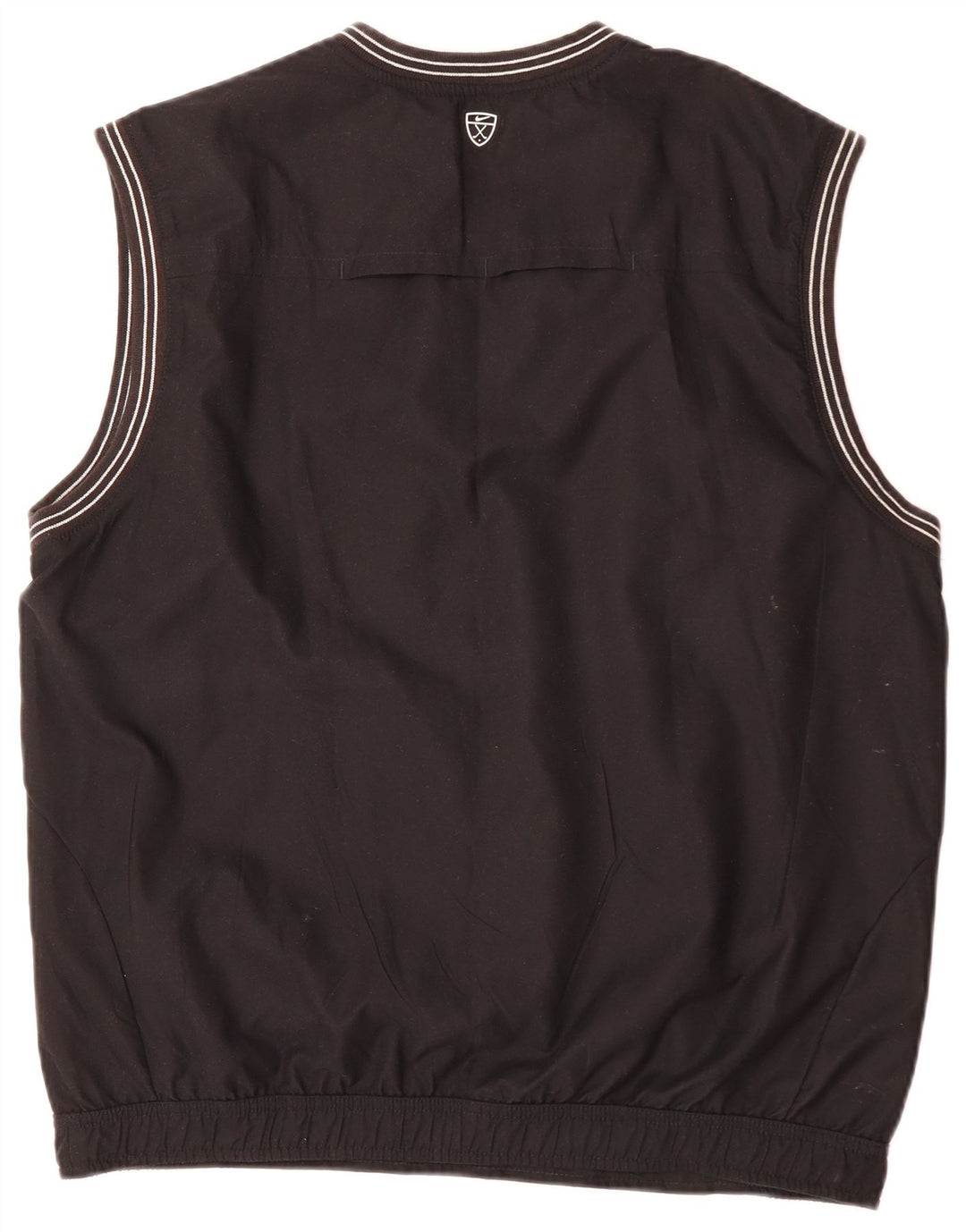 Top de trening Nike pentru bărbați, fără mâneci, cu pulover UK 42/44 Poliester negru mare