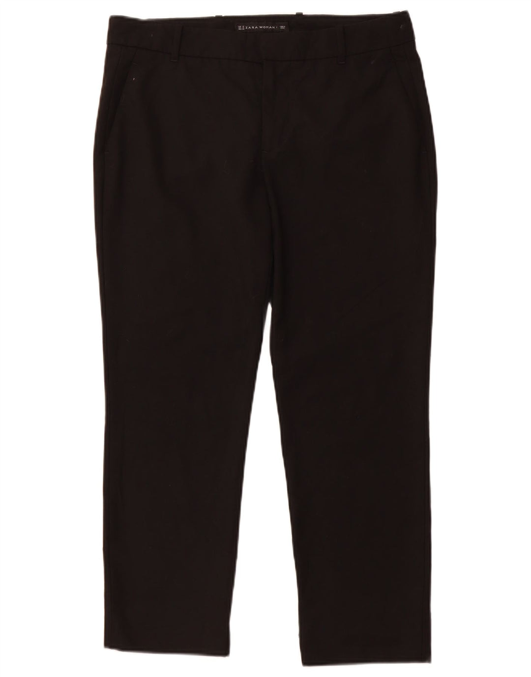 Pantaloni chino slim pentru femei ZARA Mediu L28 L26 Negru