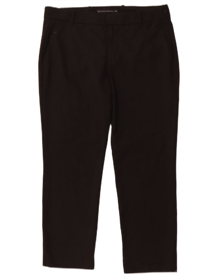 Pantaloni chino slim pentru femei ZARA Mediu L28 L26 Negru