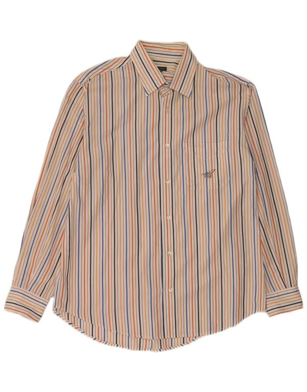 Cămașă pentru bărbați Henry Cottons Mărimea 43 Bumbac cu dungi multicolore mare