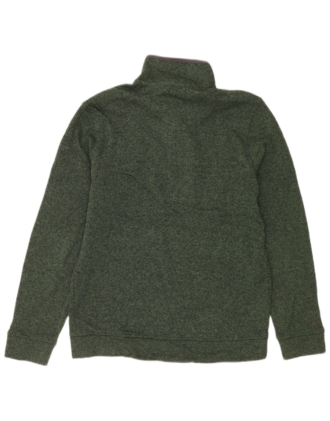 Hanorac pentru bărbați Eddie Bauer, cu gât cu nasturi, pulat verde mediu