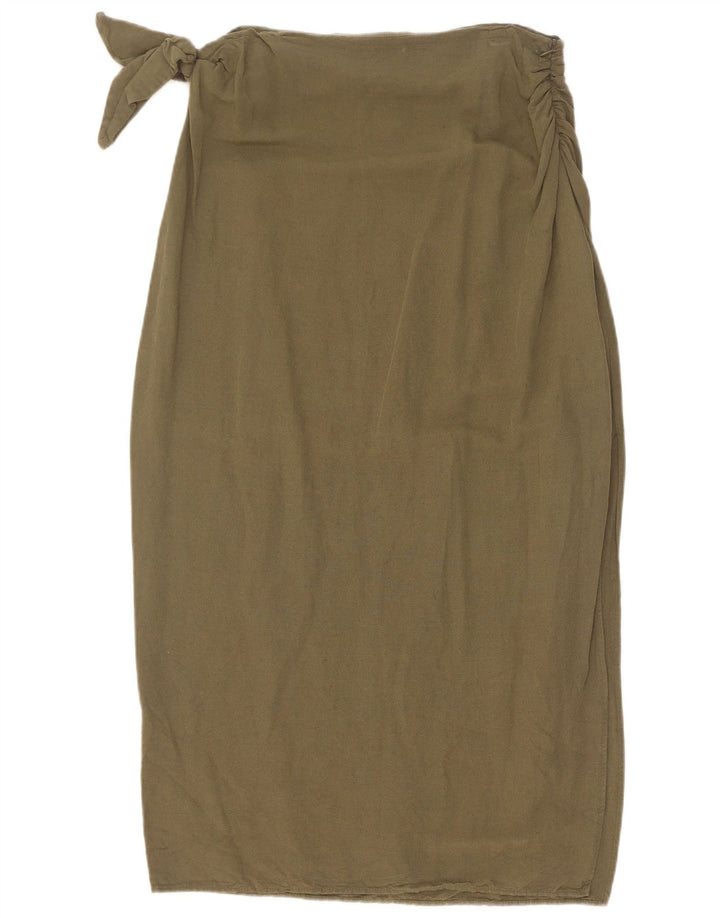 Fusta Midi pentru Damă Zara Medium W28 Kaki