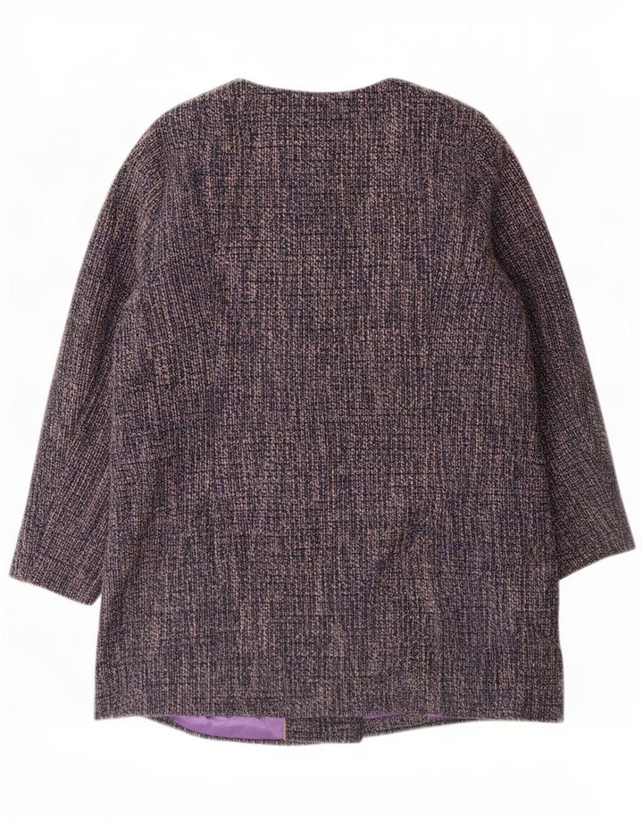 Pardesiu clasic pentru femei Marks & Spencer UK 18 XL, poliester stricat albastru