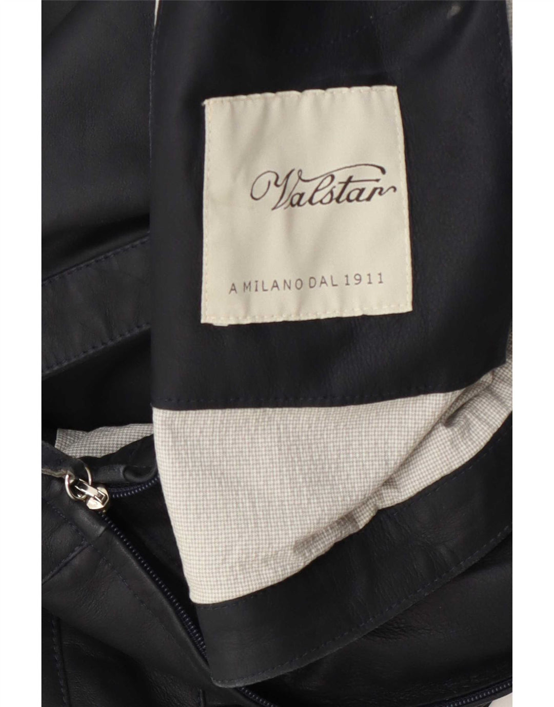 Jachetă Bomber din piele pentru bărbați Valstar IT 52 XL bleumarin