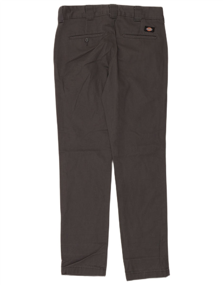 Pantaloni chino slim pentru bărbați Dickies W30 L32 poliester gri