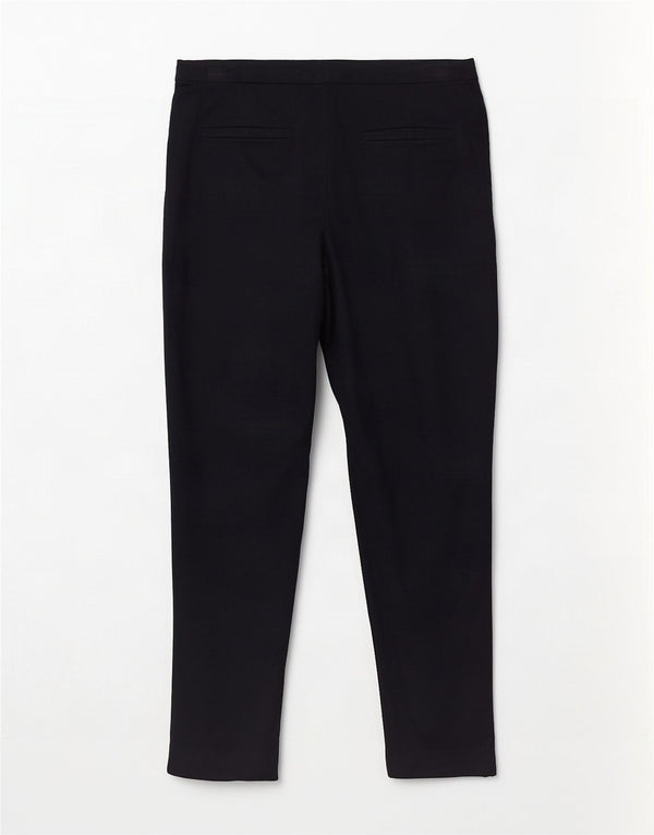 Pantaloni tăiați pentru femei John Lewis UK 12 Medium L30 L25 Bleumarin