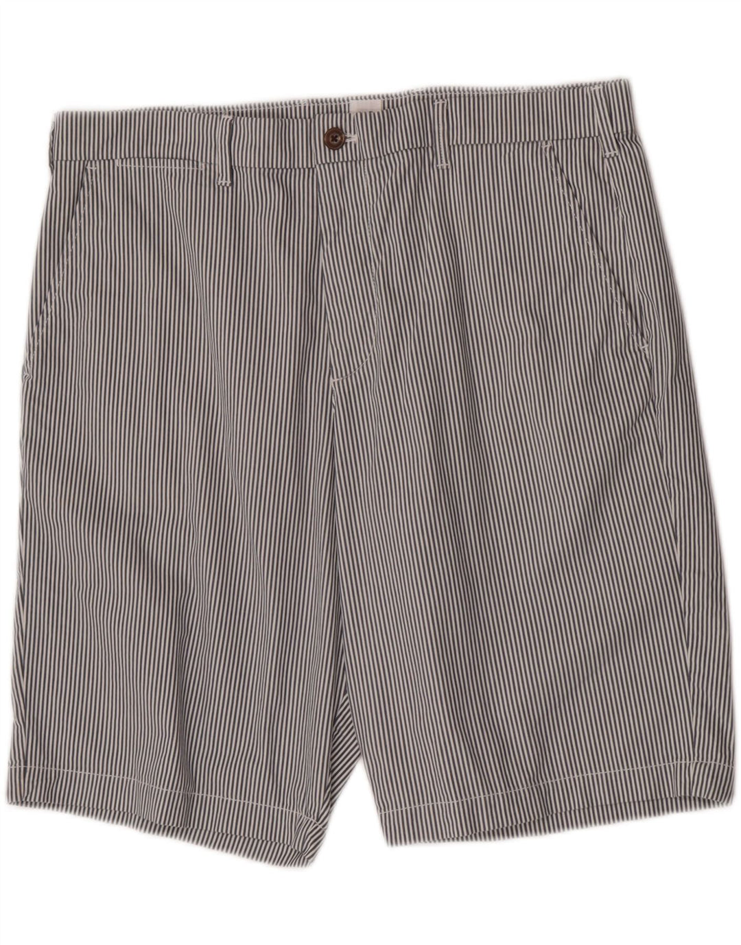 Pantaloni scurți chino pentru bărbați Gap W36, bumbac cu dungi albastre mari