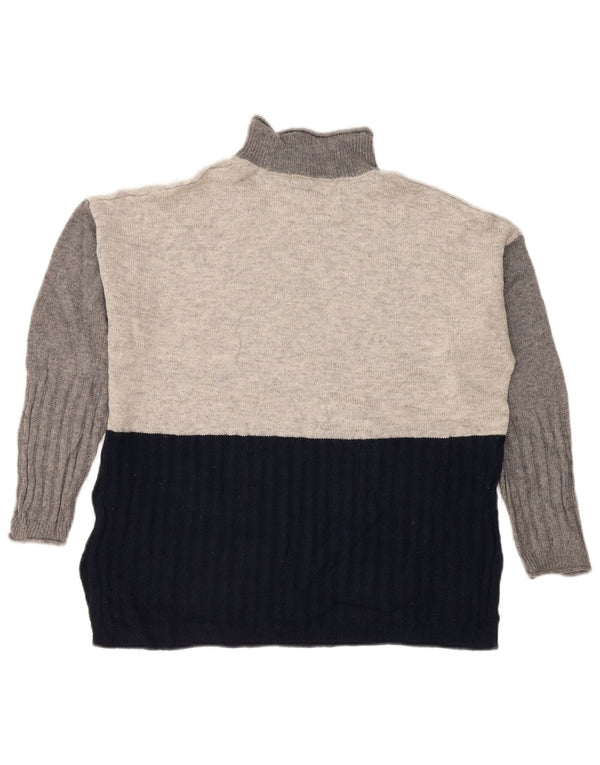 Pulover cu gât țestoasă pentru femei Marks & Spencer UK 14 Medium Bleumarin