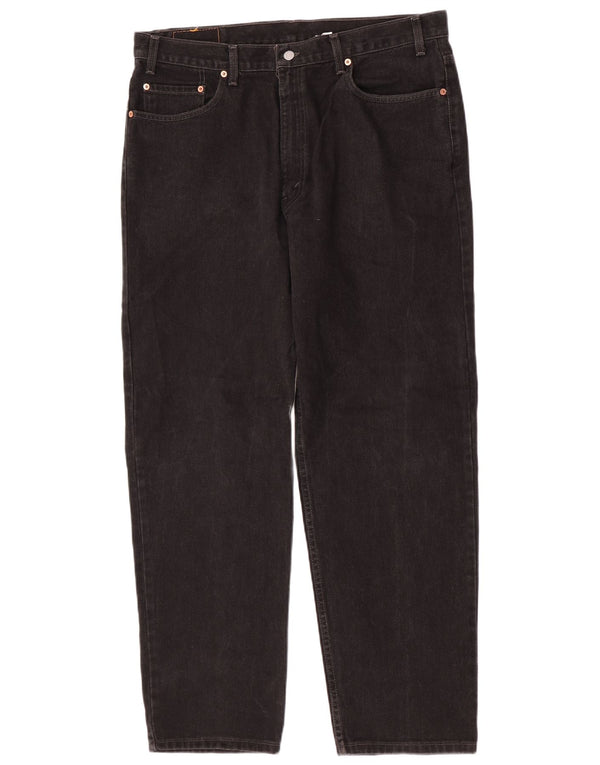 Blugi drepti pentru bărbați Levi's 550, cu ajustare relaxată, W40 L32, bumbac negru