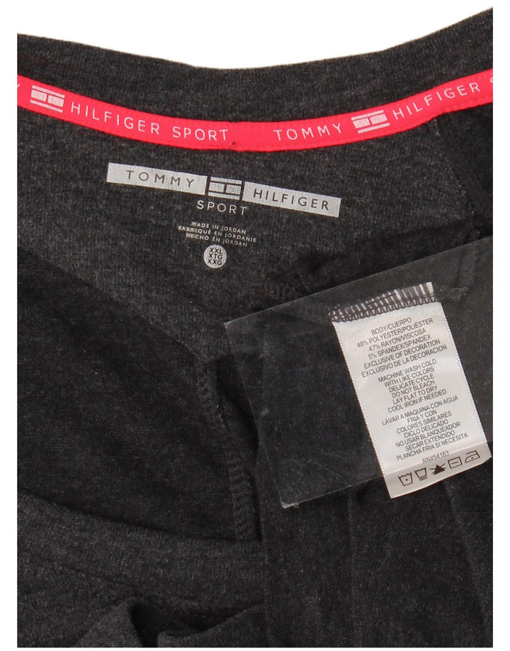 Top pentru femei Tommy Hilfiger cu mânecă lungă UK 20 2XL Gri Poliester