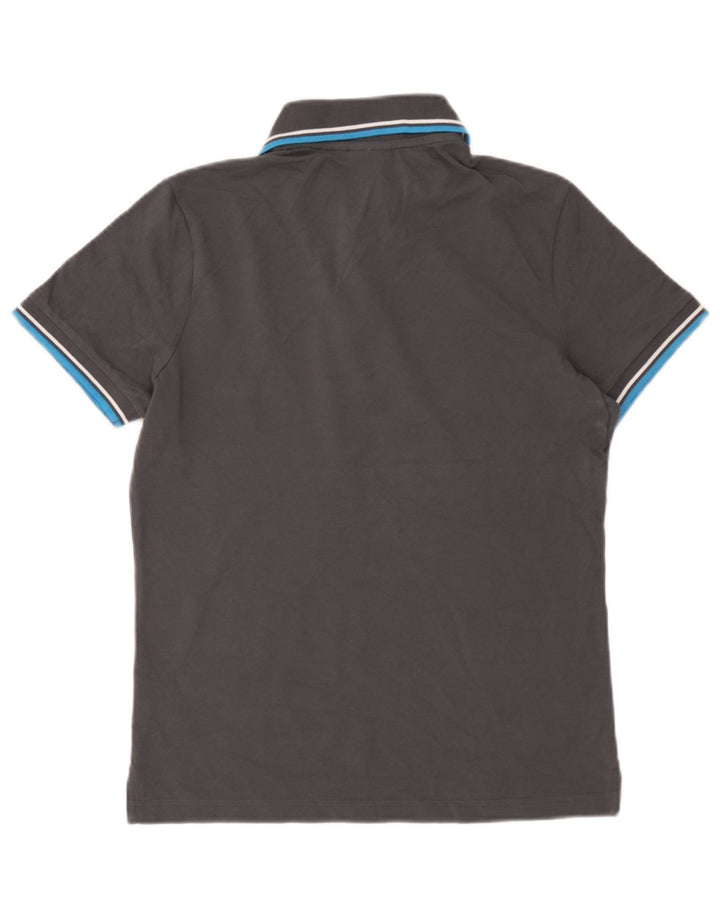 Tricou polo pentru bărbați Diadora, bumbac cu dungi gri mici